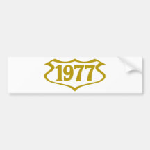 1977-shield.png bumper sticker