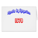1978 Made In America Greeting Card