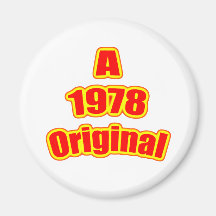 1978 Original Red Fridge Magnet