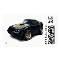 1979-81 Trans Am Black Car Postage Stamps