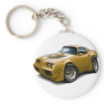 1979-81 Trans Am Gold Car Key Chain