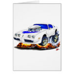 1979-81 Trans Am White-Blue Car Greeting Cards