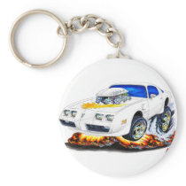 1979-81 Trans Am White Car Keychain