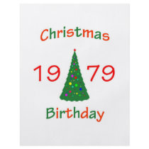 1979 Christmas Birthday Full Color Flyer