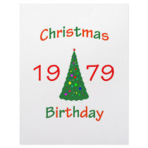 1979 Christmas Birthday Customized Letterhead