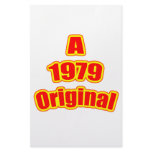 1979 Original Red Personalized Stationery