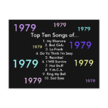 1979 Songs postcards