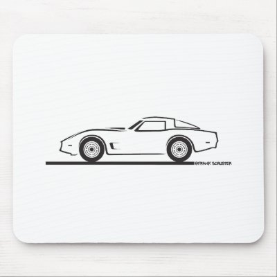 1980-82 Chevrolet Corvette Mousepad by frengi