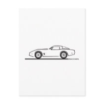 1980-82 Chevrolet Corvette Post Card