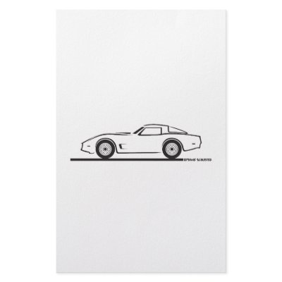 1980-82 Chevrolet Corvette Stationery by frengi