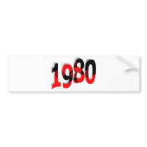 1980 BUMPER STICKER