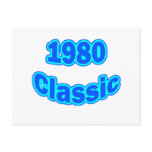 1980 Classic Blue Post Cards