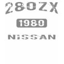 1980 Nissan 280ZX T-Shirt by WideOpenRacewear 1980 Nissan 280ZX T-Shirt