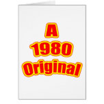 1980 Original Red Greeting Cards
