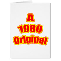 1980 Original Red Greeting Cards