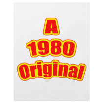 1980 Original Red flyers by birthyeardesigns4 1980 Original Red flyers