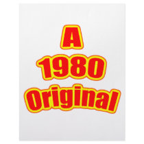 1980 Original Red Letterhead Template