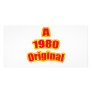1980 Original Red Photo Greeting Card