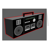 1980s Boombox cards