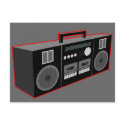 1980s Boombox postcards by tshirtypoo 1980s Boombox postcards