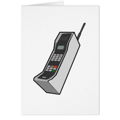 1980s Cellphone Card by tshirtypoo