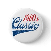 1980's Classic Birthday buttons
