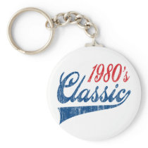 1980's Classic Birthday Keychains