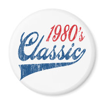 1980's Classic Birthday Refrigerator Magnets