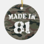 1981 Made In 81 Christmas Tree Ornaments