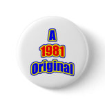 1981 Original Bl Red Buttons