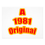 1981 Original Red Custom Invite