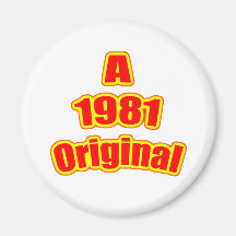 1981 Original Red Magnets