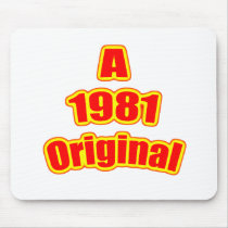 1981 Original Red Mouse Pad