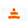 1981 Original Red Personalized Photo Card