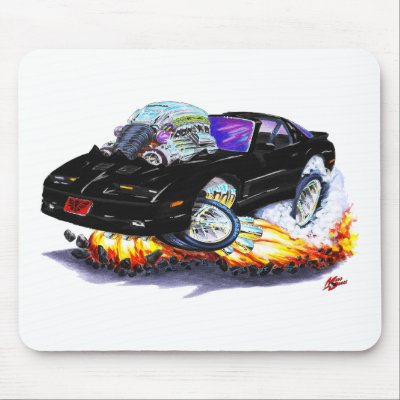 1982-92 Trans Am Black Car Mousepads by maddmaxart