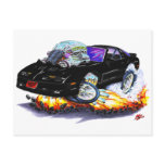 1982-92 Trans Am Black Car Postcard