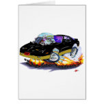 1982-92 Trans Am Black-Gold Car Greeting Card