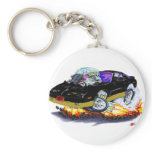 1982-92 Trans Am Black-Gold Car Keychains