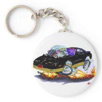 1982-92 Trans Am Black-Gold Car Keychains