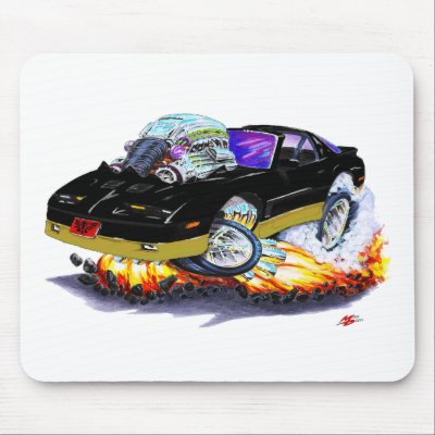 1982-92 Trans Am Black-Gold Car Mousepads by maddmaxart
