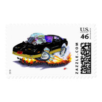 1982-92 Trans Am Black-Gold Car Postage Stamps