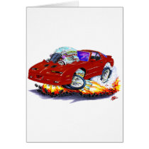 1982-92 Trans Am Maroon Car Card