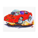 1982-92 Trans Am Red Car Post Card