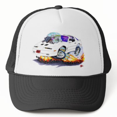 1982-92 Trans Am White Car Hat by maddmaxart