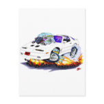 1982-92 Trans Am White Car Postcard