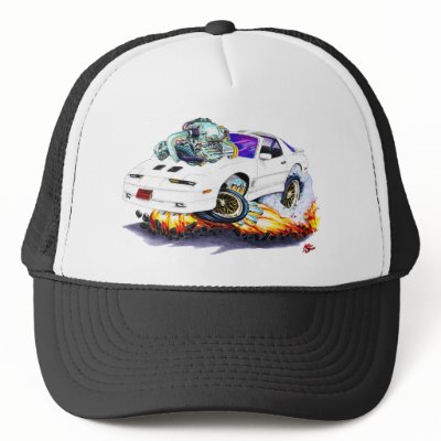 1982-92 Trans Am White Turbo GTA Hats by maddmaxart