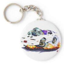 1982-92 Trans Am White Turbo GTA Key Chain