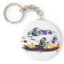 1982-92 Trans Am White Turbo GTA Key Chain