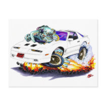 1982-92 Trans Am White Turbo GTA Post Cards