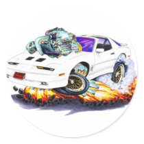 1982-92 Trans Am White Turbo GTA Stickers